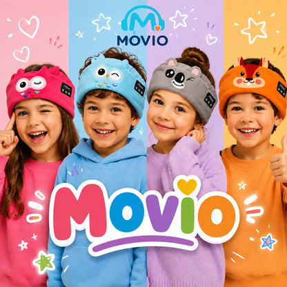 Movio® Cuffie per Dormire Bambini – Wireless, Morbide e Confortevoli