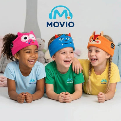 Movio® Cuffie per Dormire Bambini – Wireless, Morbide e Confortevoli