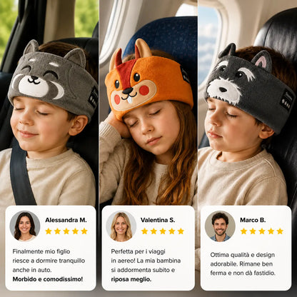 Movio® Cuffie per Dormire Bambini – Wireless, Morbide e Confortevoli